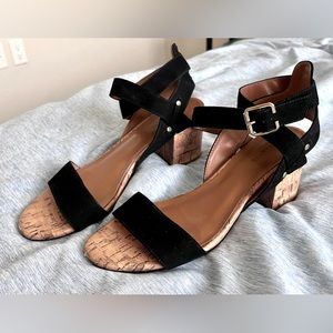 Women’s Black High Heeled Sandals